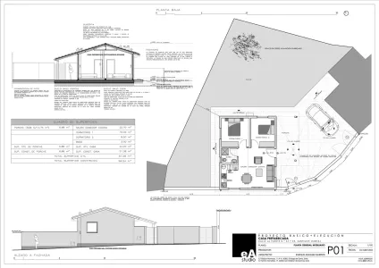 Vivienda prefabricada en Santituste