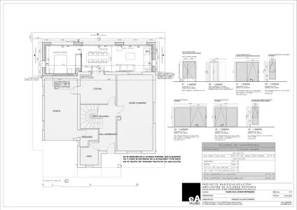 Ampliación de vivienda existente en Pobes