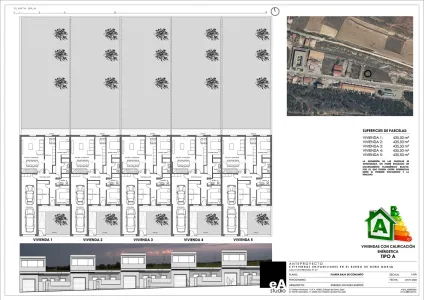 Anteproyecto de 5 viviendas unifamiliares en El Burgo de Osma